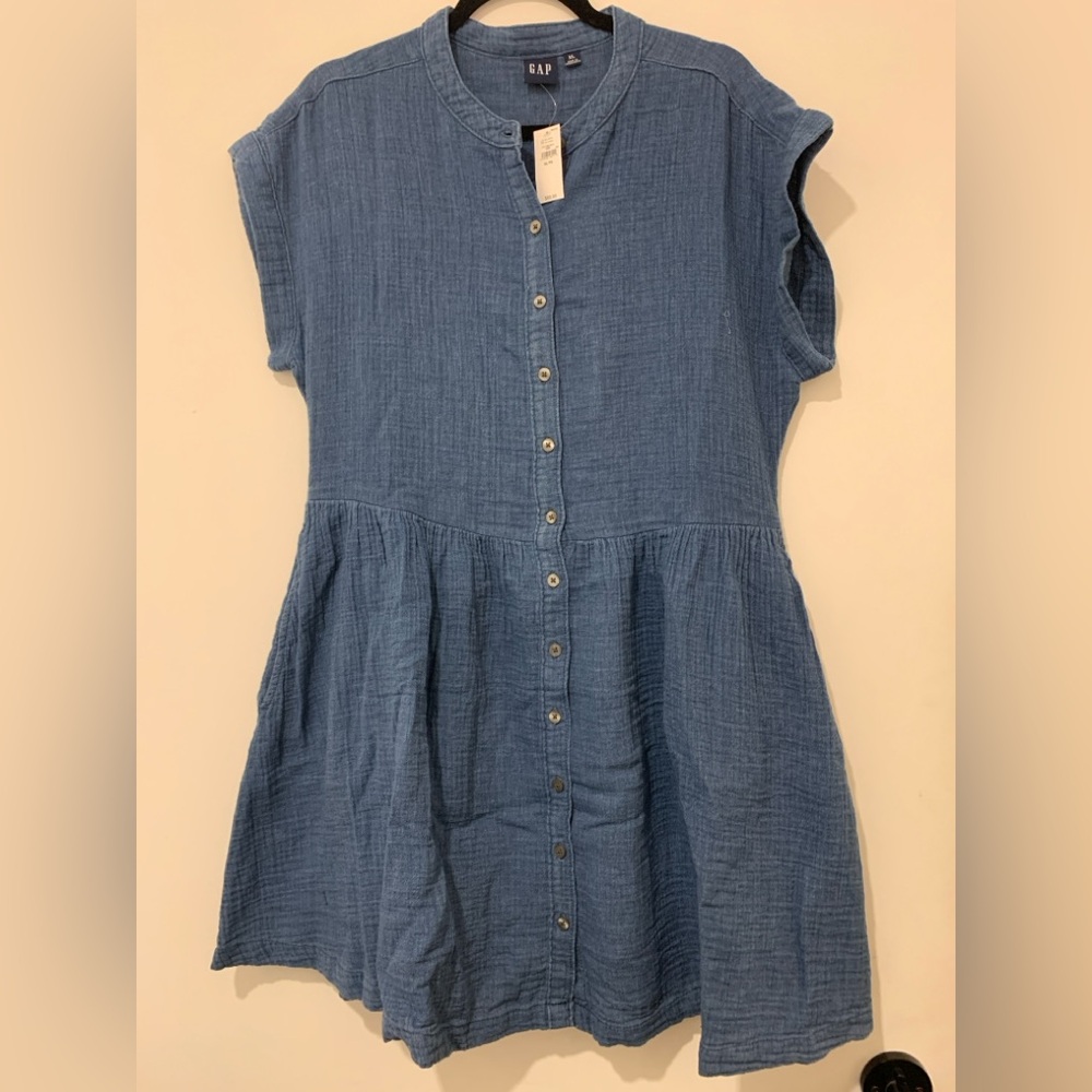 GAP Casual Blue Dress
